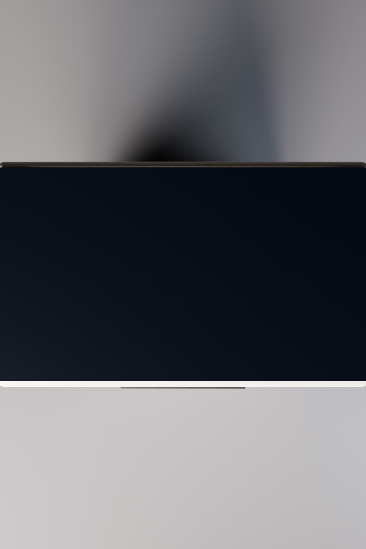 Top: thin-film solar panel covering full top face.